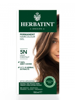 vopsea păr fără amoniac Herbatint 5N cutie model vechi