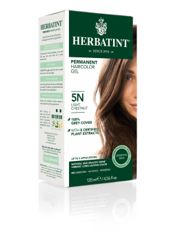 vopsea păr fără amoniac Herbatint 5N cutie model vechi