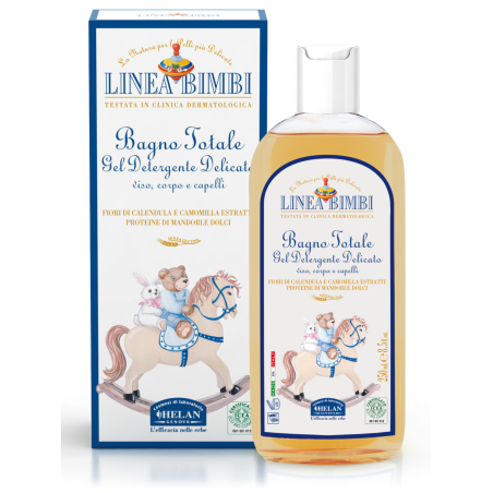Sampon si gel de dus bio pentru curatare delicata Linea Bimbi 250ml Helan
