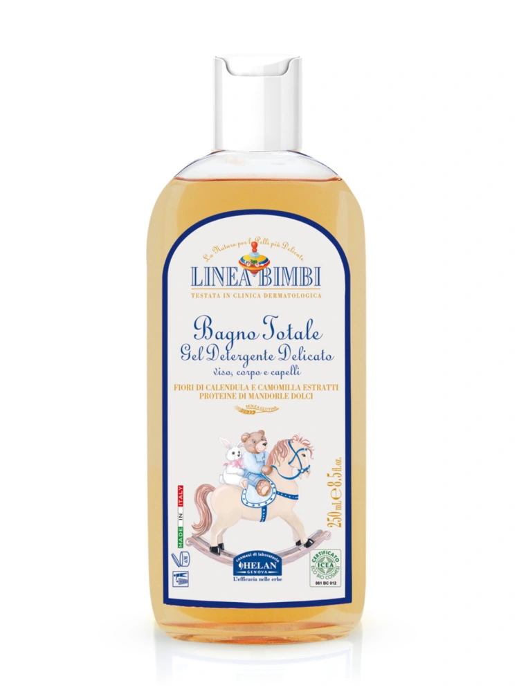 Sampon si gel de dus bio pentru curatare delicata Linea Bimbi 250ml Helan