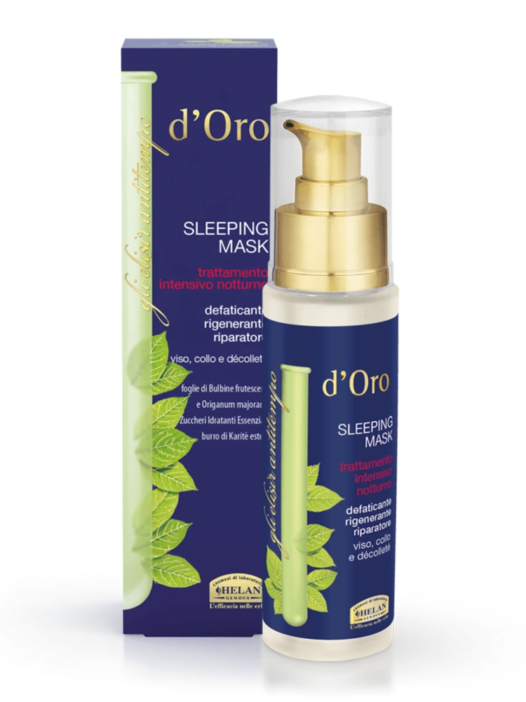 Masca de noapte tratament intensiv Elisir Antitempo d'Oro 50ml Helan