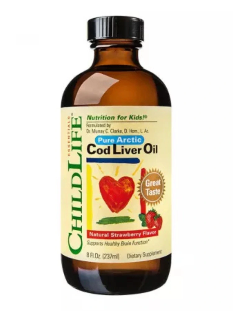 Cod Liver Oil (Ulei din ficat de cod) 237ml Childlife Essentials