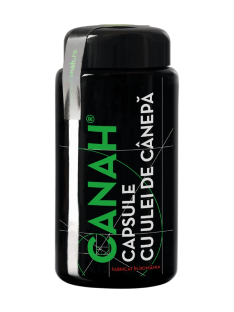 Capsule cu ulei de canepa 90 de capsule Canah