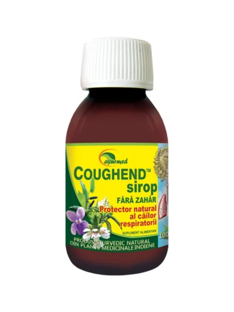 Coughend sirop fara zahar 100ml Ayurmed
